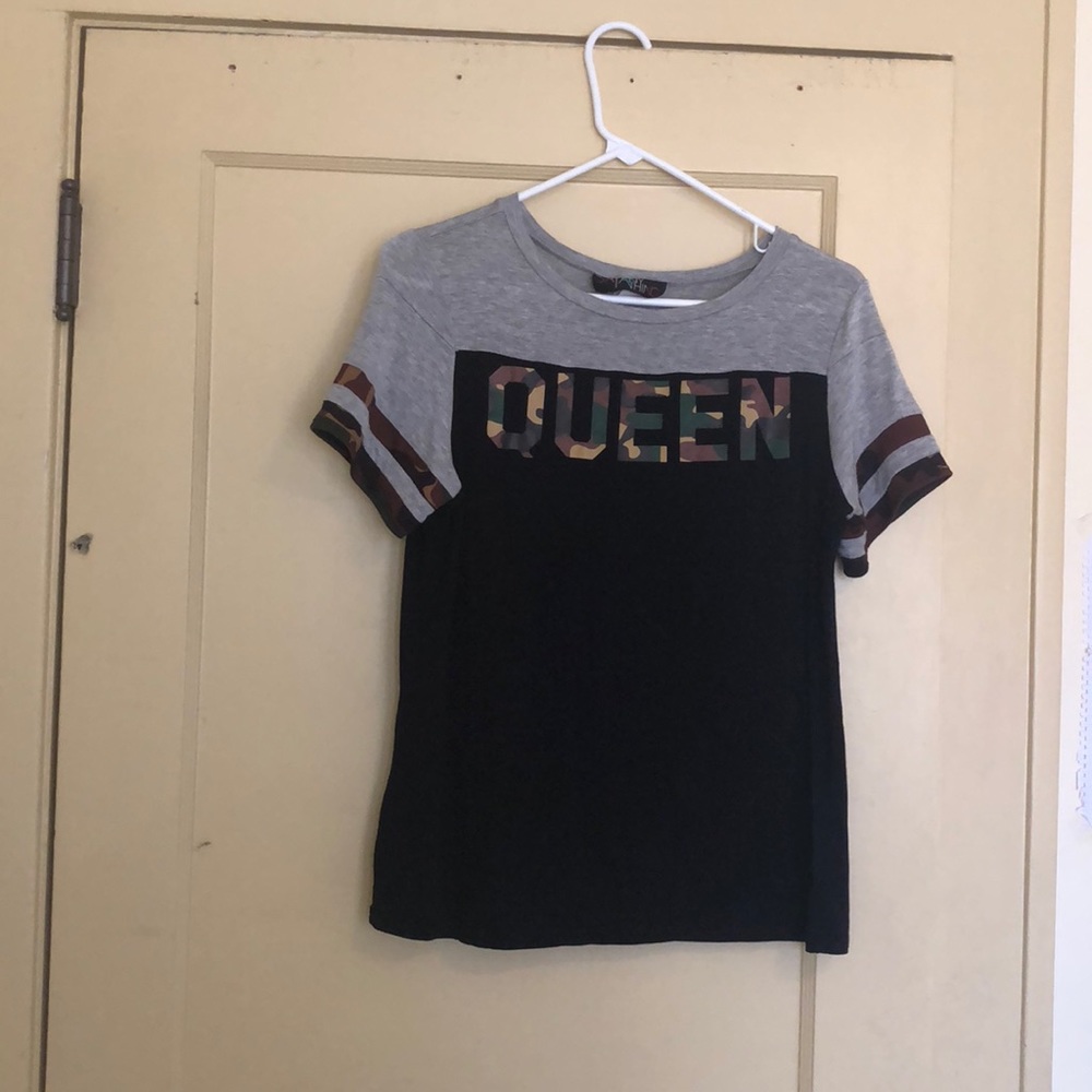 Camo queen shirt